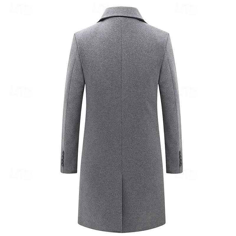 Elston Double Breasted Mid Length Overcoat_3
