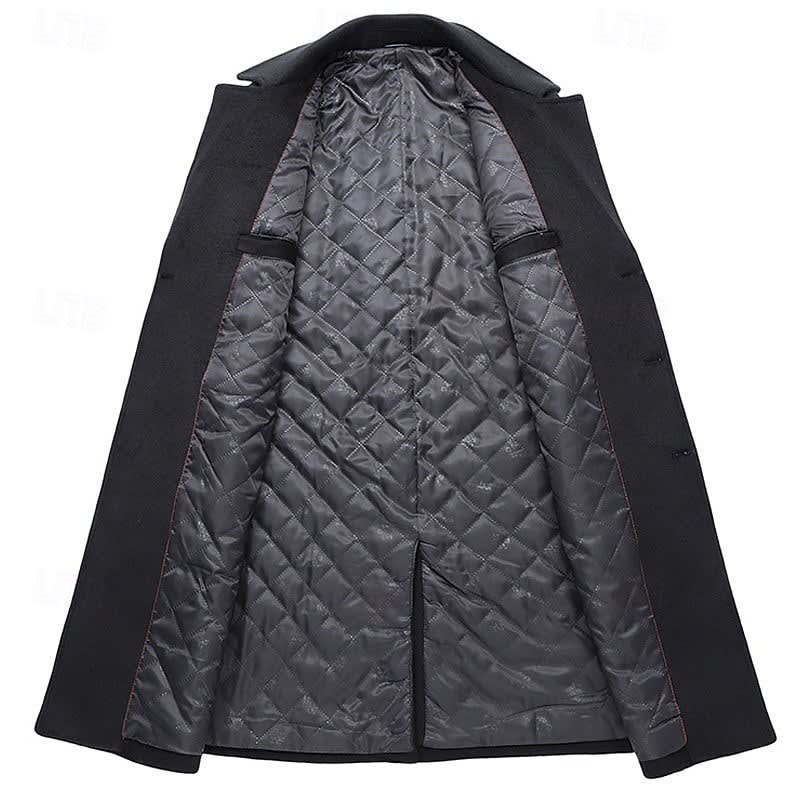 Elston Double Breasted Mid Length Overcoat_6