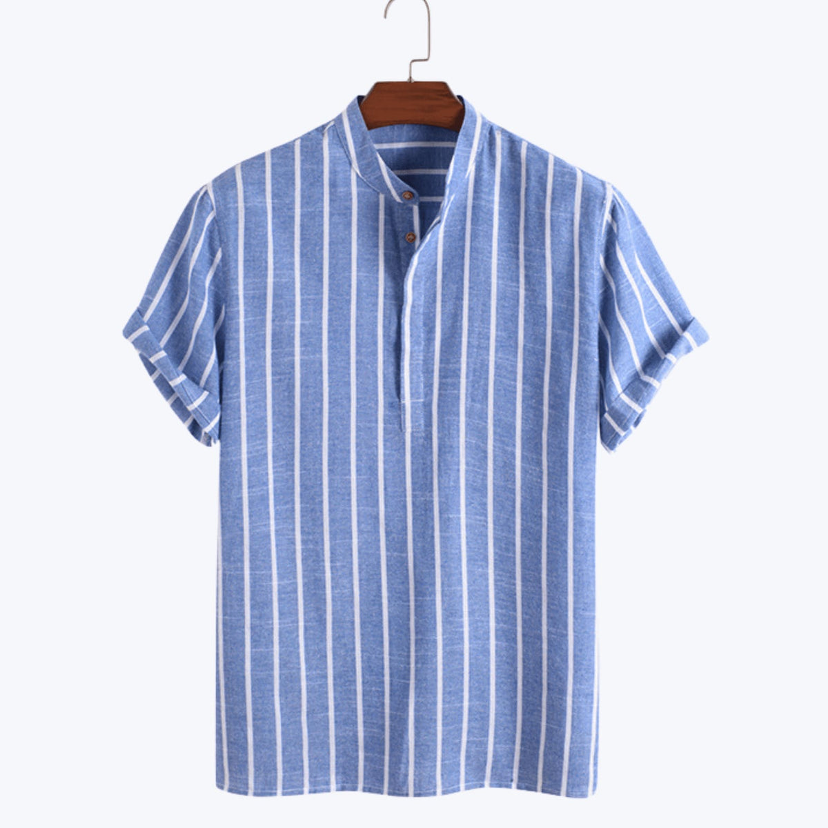 Cutler Wide Stripe Linen Blend Two Piece Set