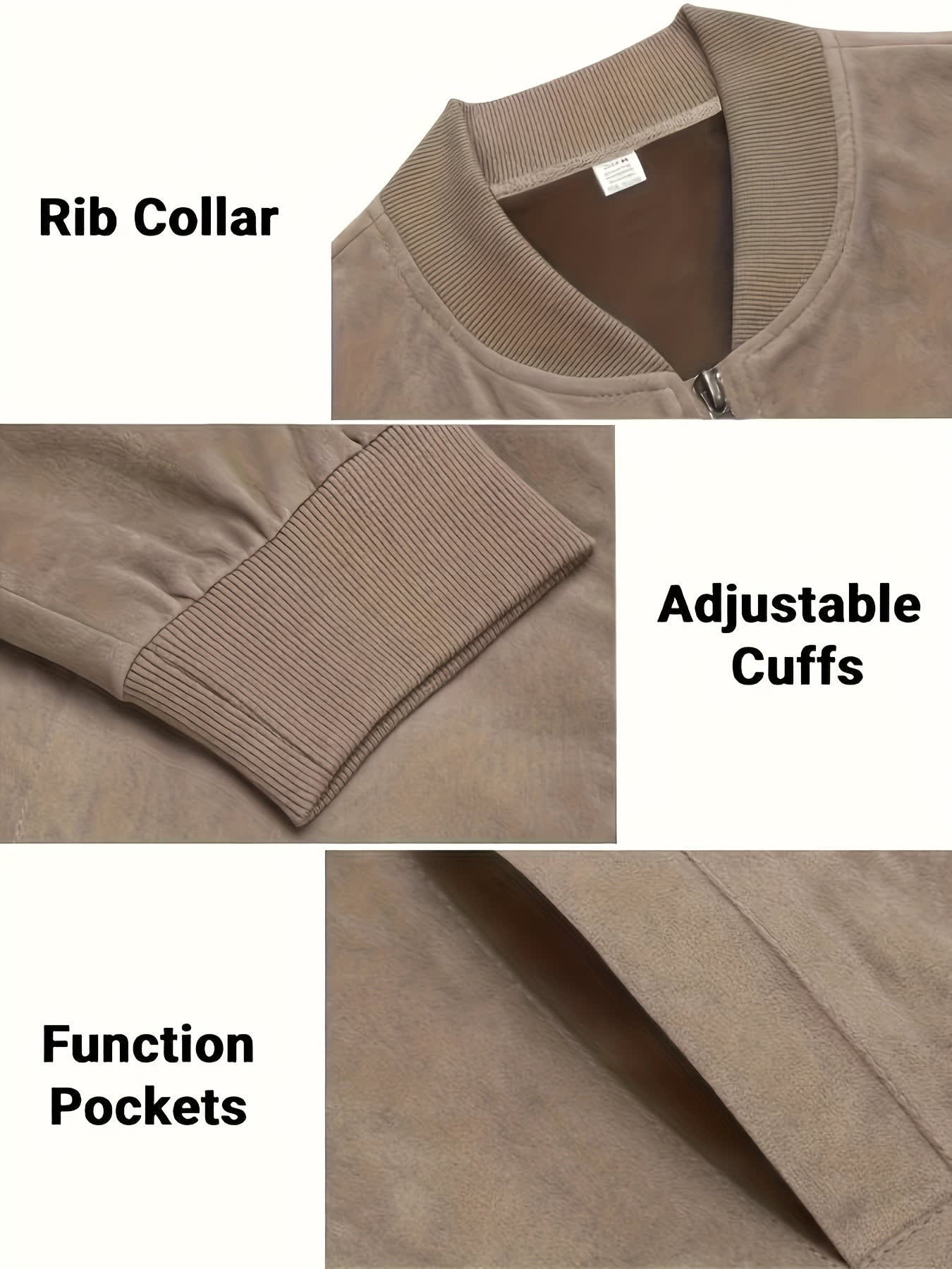 Geoffrey Lightweight Ribbed Trim Zip Jacket_12
