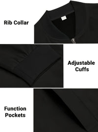 Geoffrey Lightweight Ribbed Trim Zip Jacket