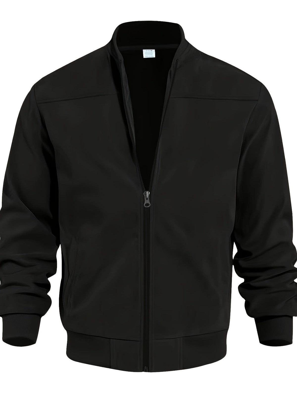 Geoffrey Lightweight Ribbed Trim Zip Jacket