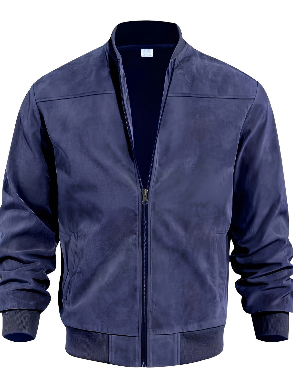 Geoffrey Lightweight Ribbed Trim Zip Jacket