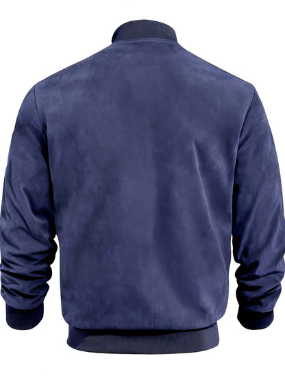 Geoffrey Lightweight Ribbed Trim Zip Jacket_22