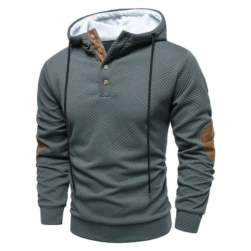 Ross Textured Knit Hooded Sweater