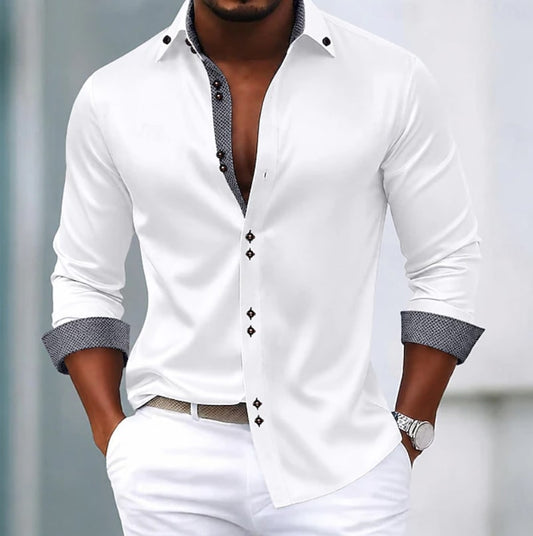 Asher Contrast Trim Long Sleeve Shirt_1