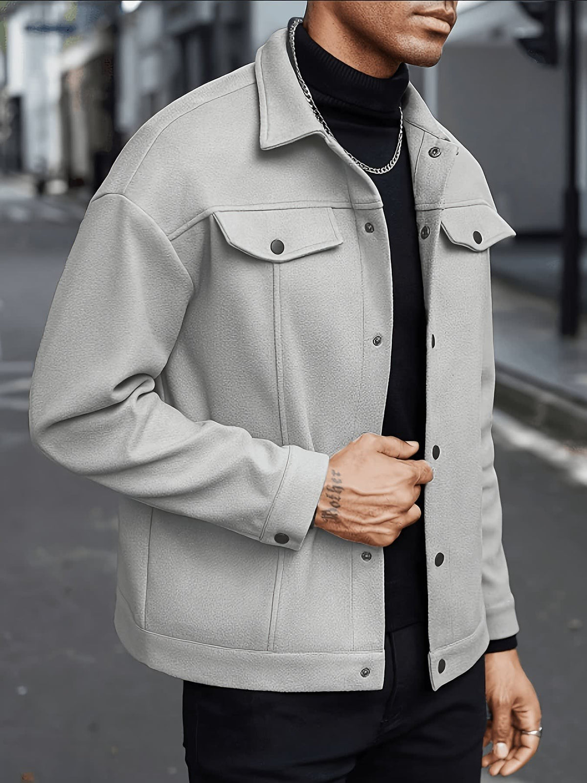 Dolan Snap Front Trucker Jacket