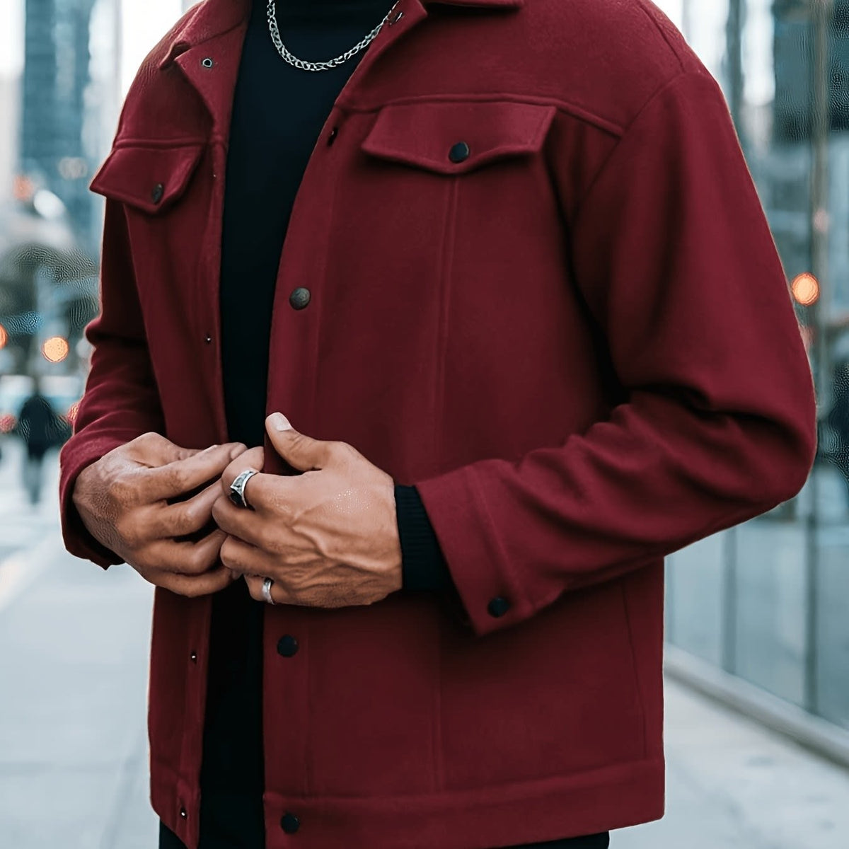 Dolan Snap Front Trucker Jacket