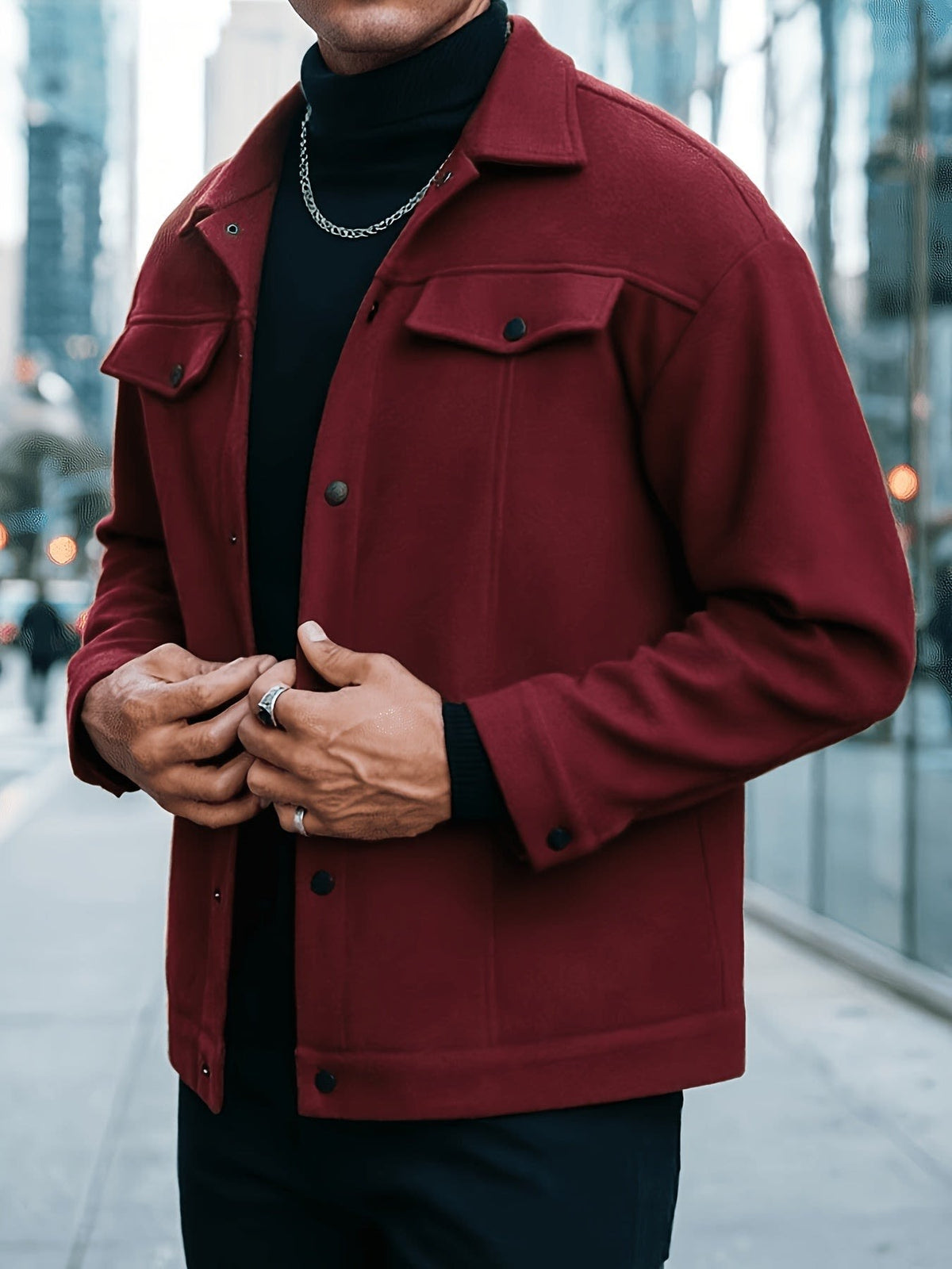 Dolan Snap Front Trucker Jacket