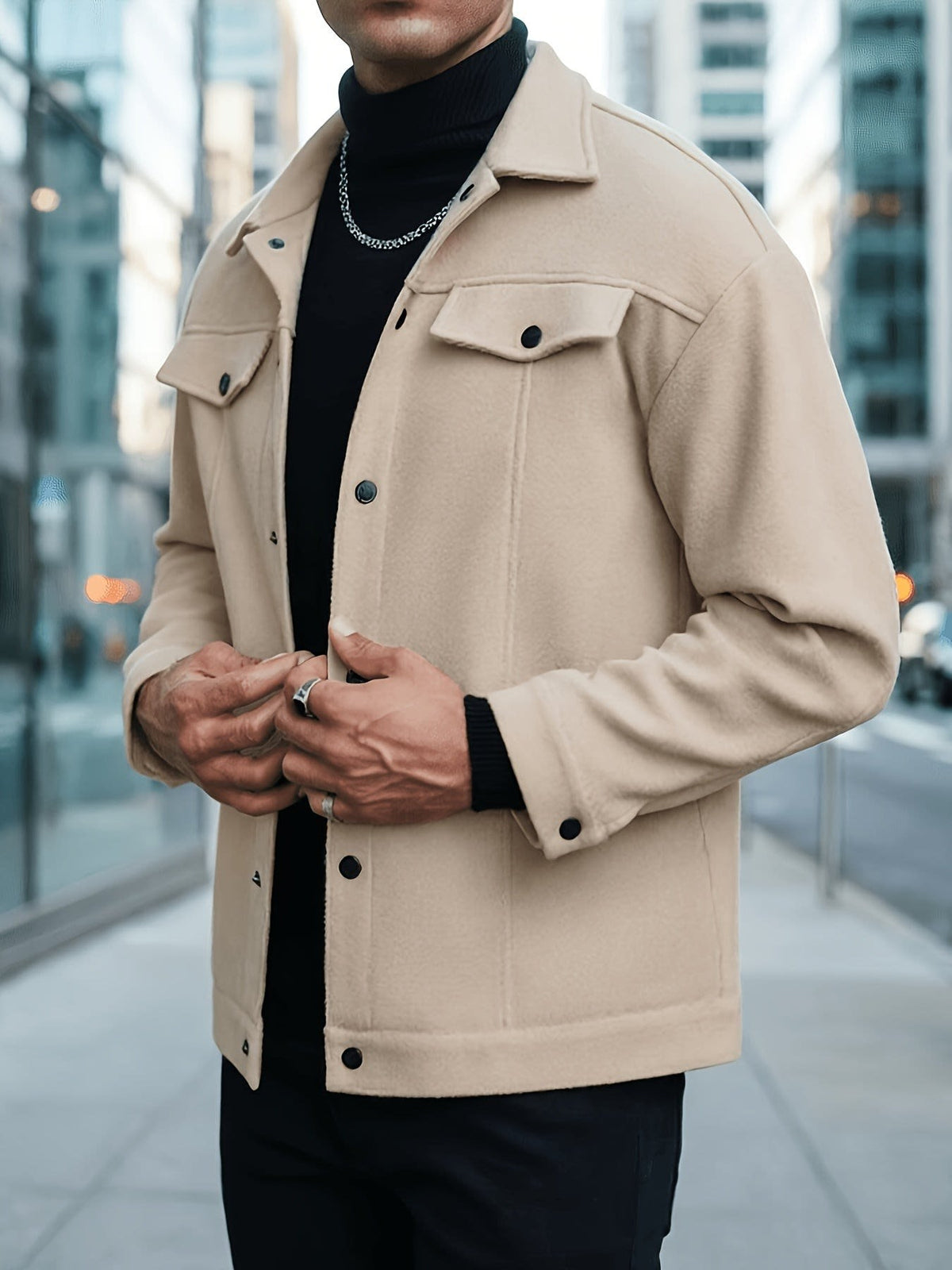 Dolan Snap Front Trucker Jacket