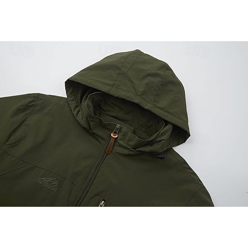 Eugene Stand Collar Zip Up Jacket