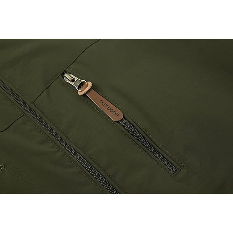 Eugene Stand Collar Zip Up Jacket