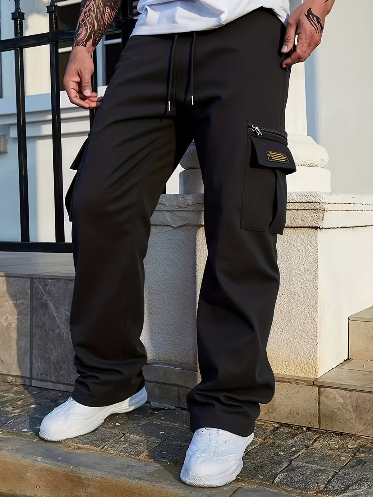Balthazar Zip Pocket Cargo Trousers