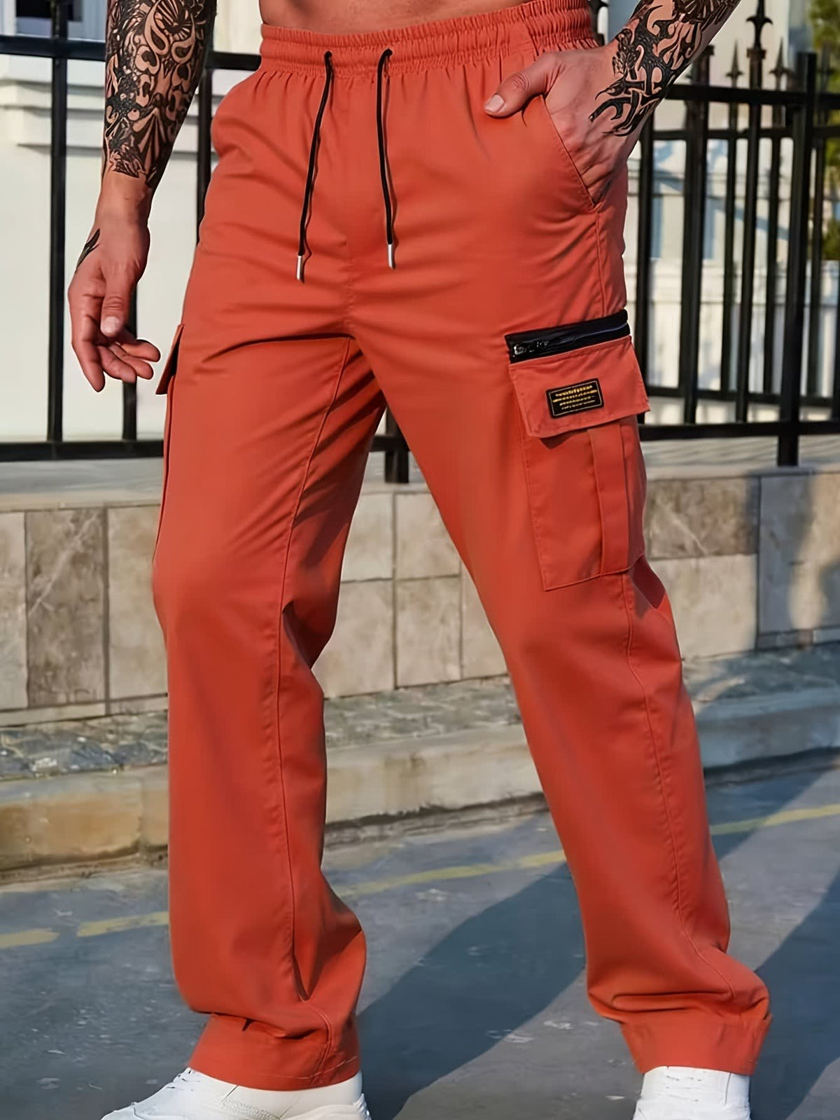 Balthazar Zip Pocket Cargo Trousers