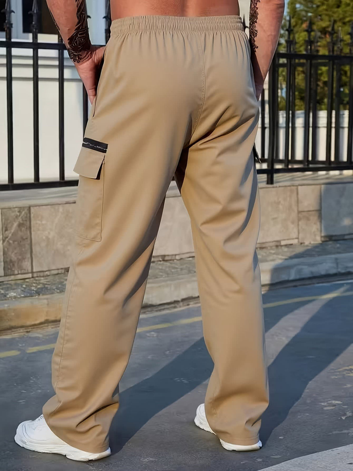 Balthazar Zip Pocket Cargo Trousers