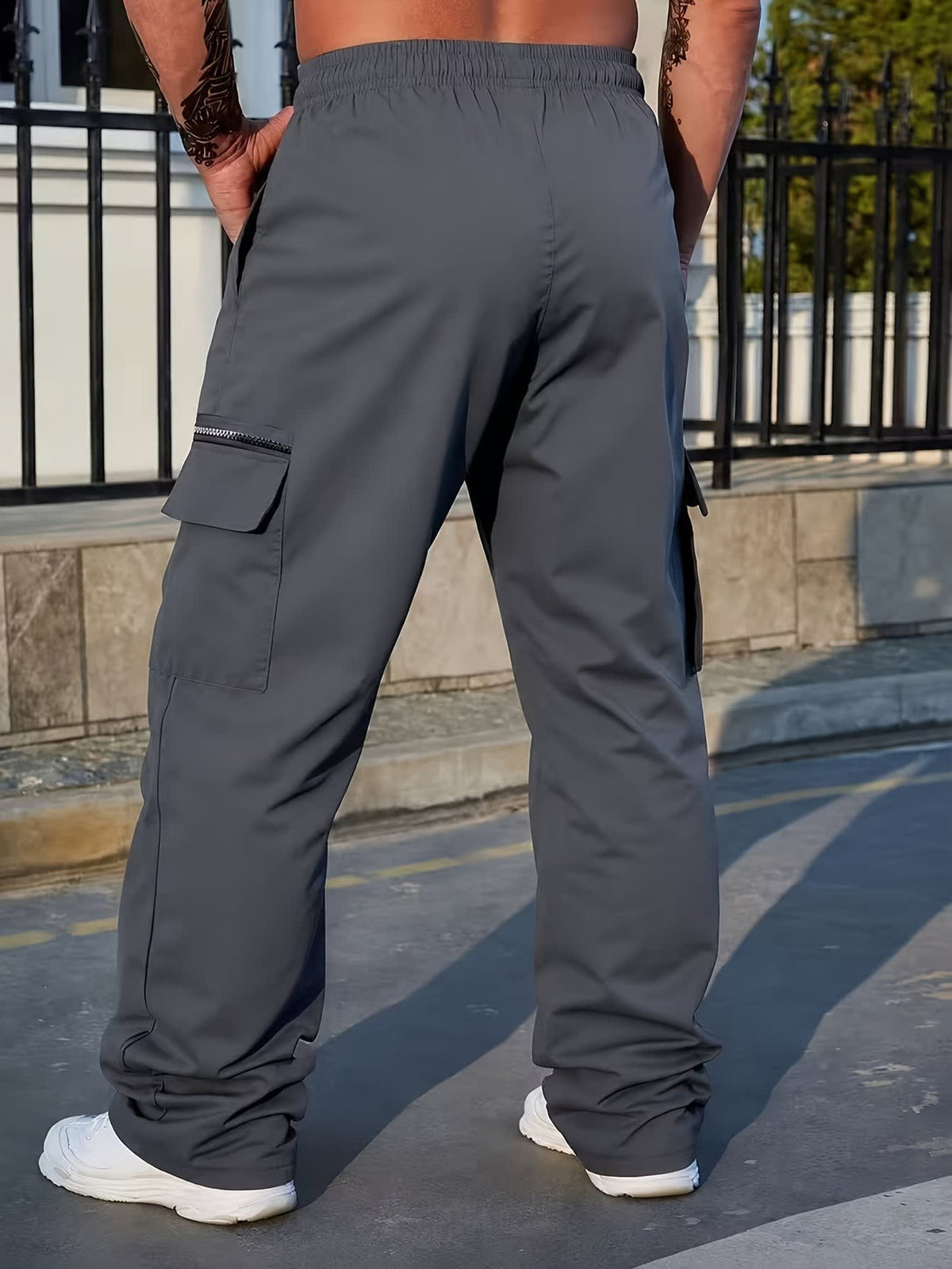 Balthazar Zip Pocket Cargo Trousers