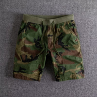 Lucian Camo Print Drawstring Shorts