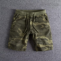 Lucian Camo Print Drawstring Shorts