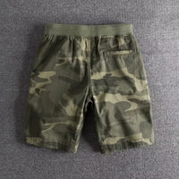 Lucian Camo Print Drawstring Shorts