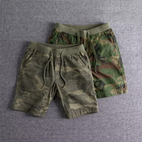 Lucian Camo Print Drawstring Shorts