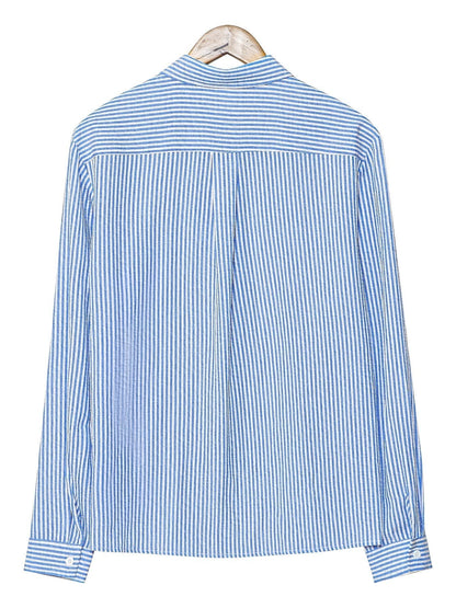 Lex Seersucker Stripe Long Sleeve Shirt_12