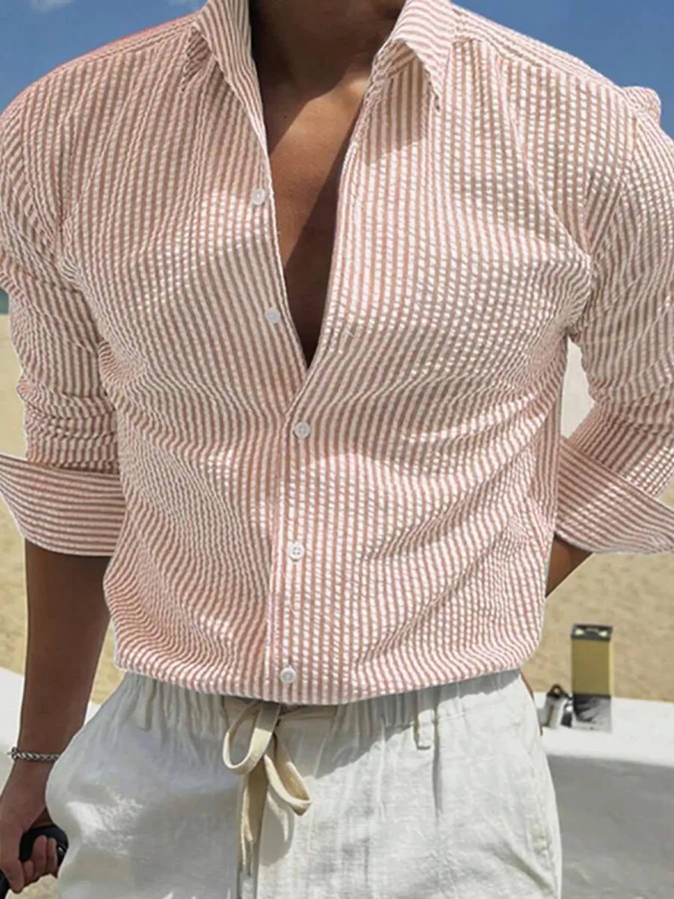 Lex Seersucker Stripe Long Sleeve Shirt_8