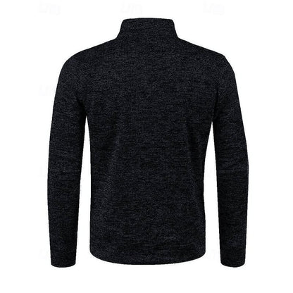 Gallagher Textured Knit Stand Collar Jacket_12