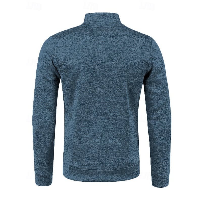 Gallagher Textured Knit Stand Collar Jacket_3