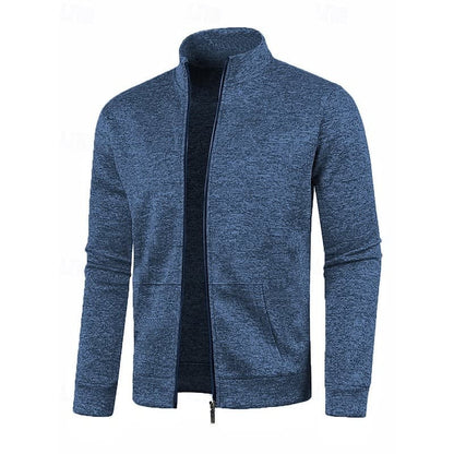 Gallagher Textured Knit Stand Collar Jacket_4
