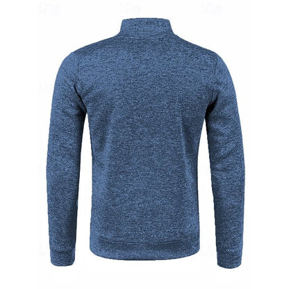 Gallagher Textured Knit Stand Collar Jacket_6