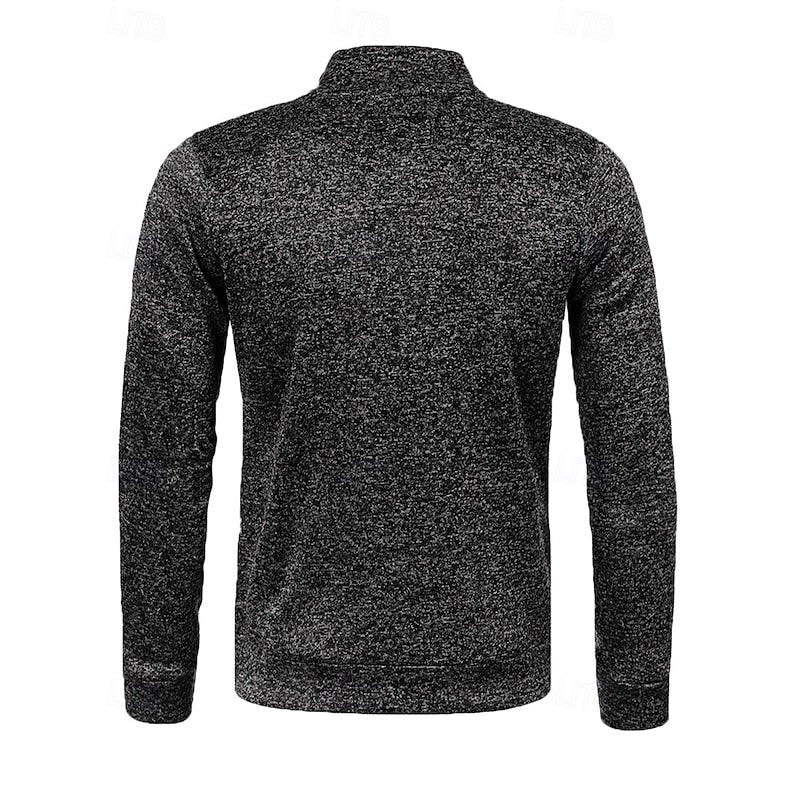 Gallagher Textured Knit Stand Collar Jacket_9