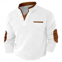 Tyson Waffle Knit Henley Sweatshirt
