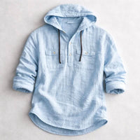 Maynard Cotton Hooded Shirt