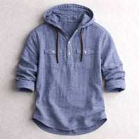 Maynard Cotton Hooded Shirt