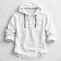 Maynard Cotton Hooded Shirt