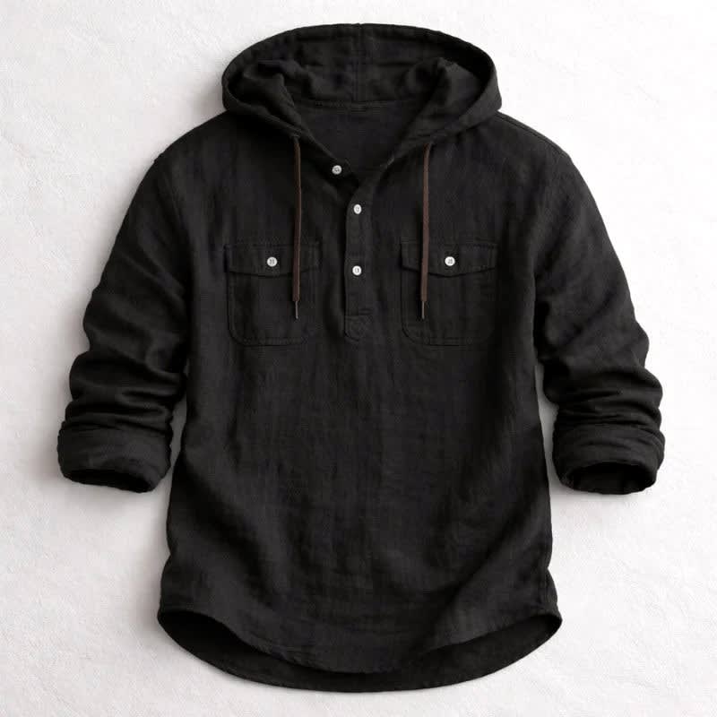 Maynard Cotton Hooded Shirt_4