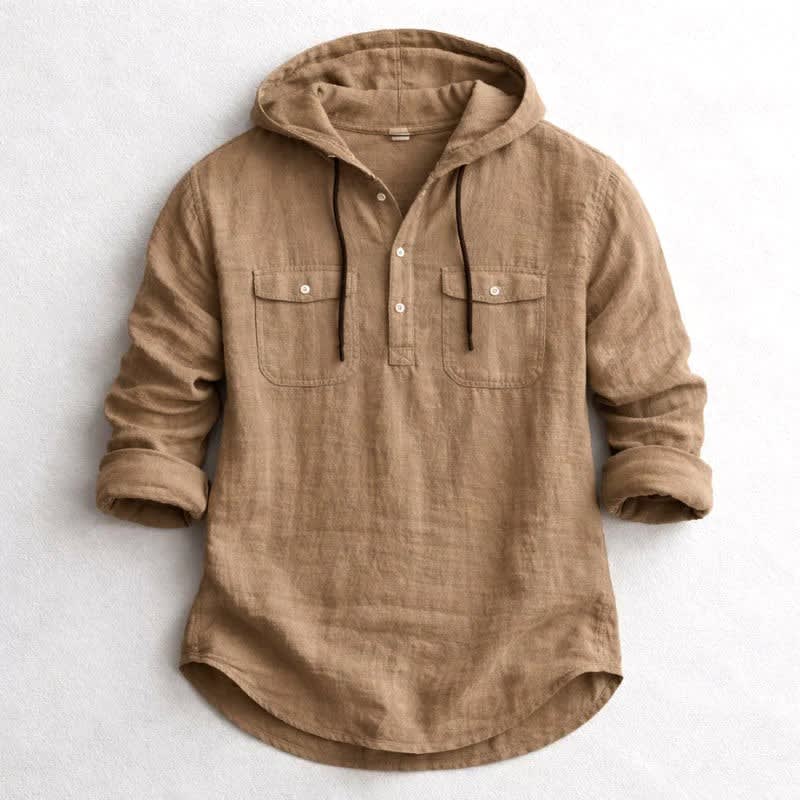 Maynard Cotton Hooded Shirt_5