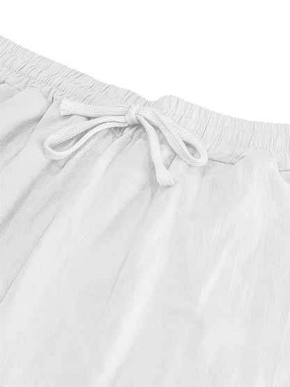Hardy Crushed Texture Drawstring Trousers_10