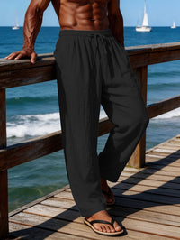 Hardy Crushed Texture Drawstring Trousers