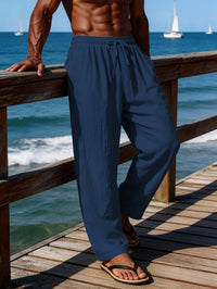 Hardy Crushed Texture Drawstring Trousers
