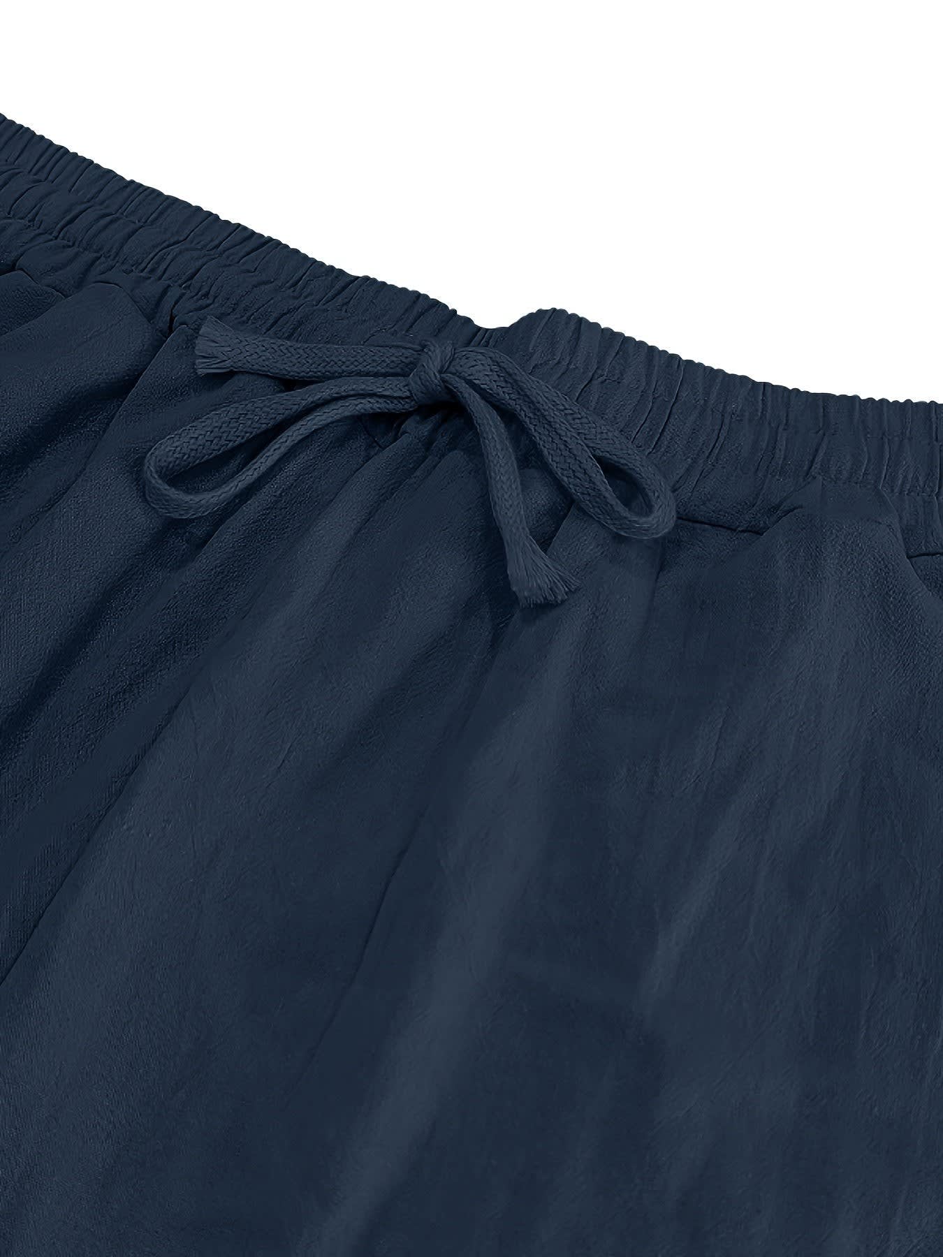 Hardy Crushed Texture Drawstring Trousers_31