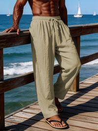 Hardy Crushed Texture Drawstring Trousers