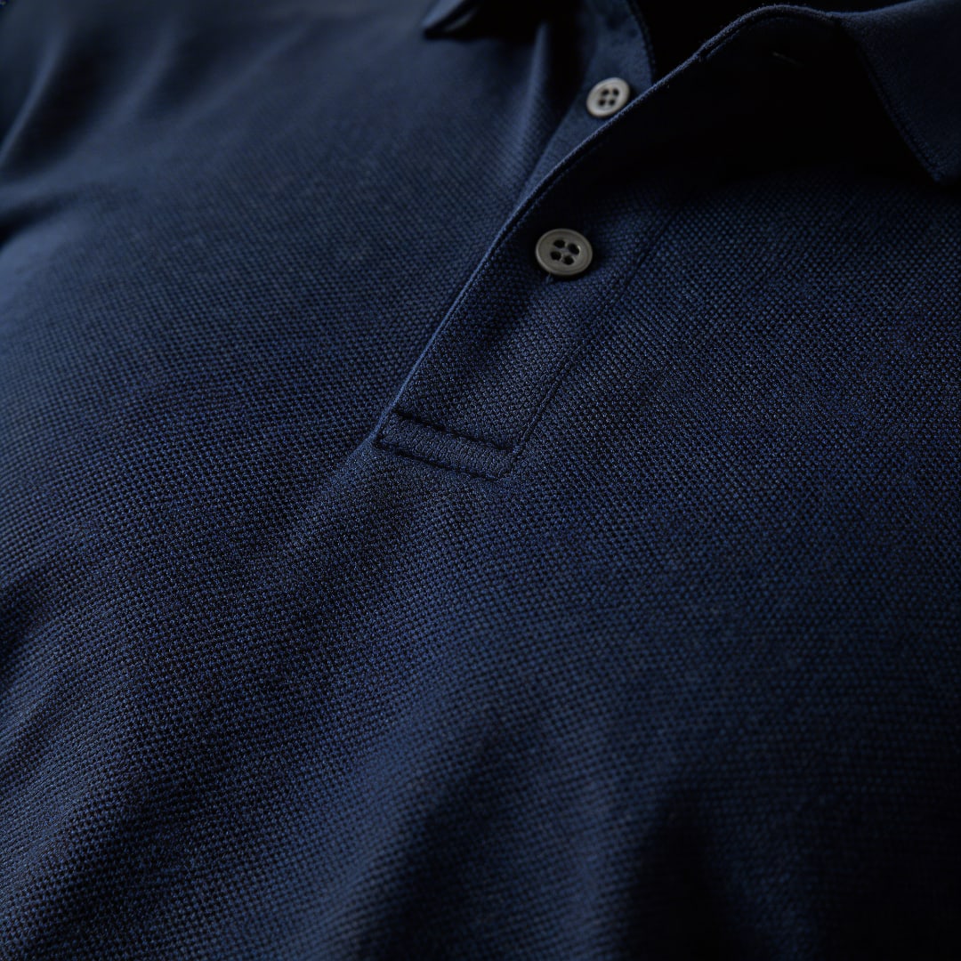 Robinson Stretch Cotton Long Sleeve Polo