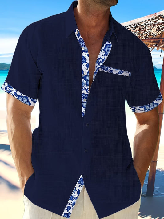 Holden Floral Trim Short Sleeve Shirt_1