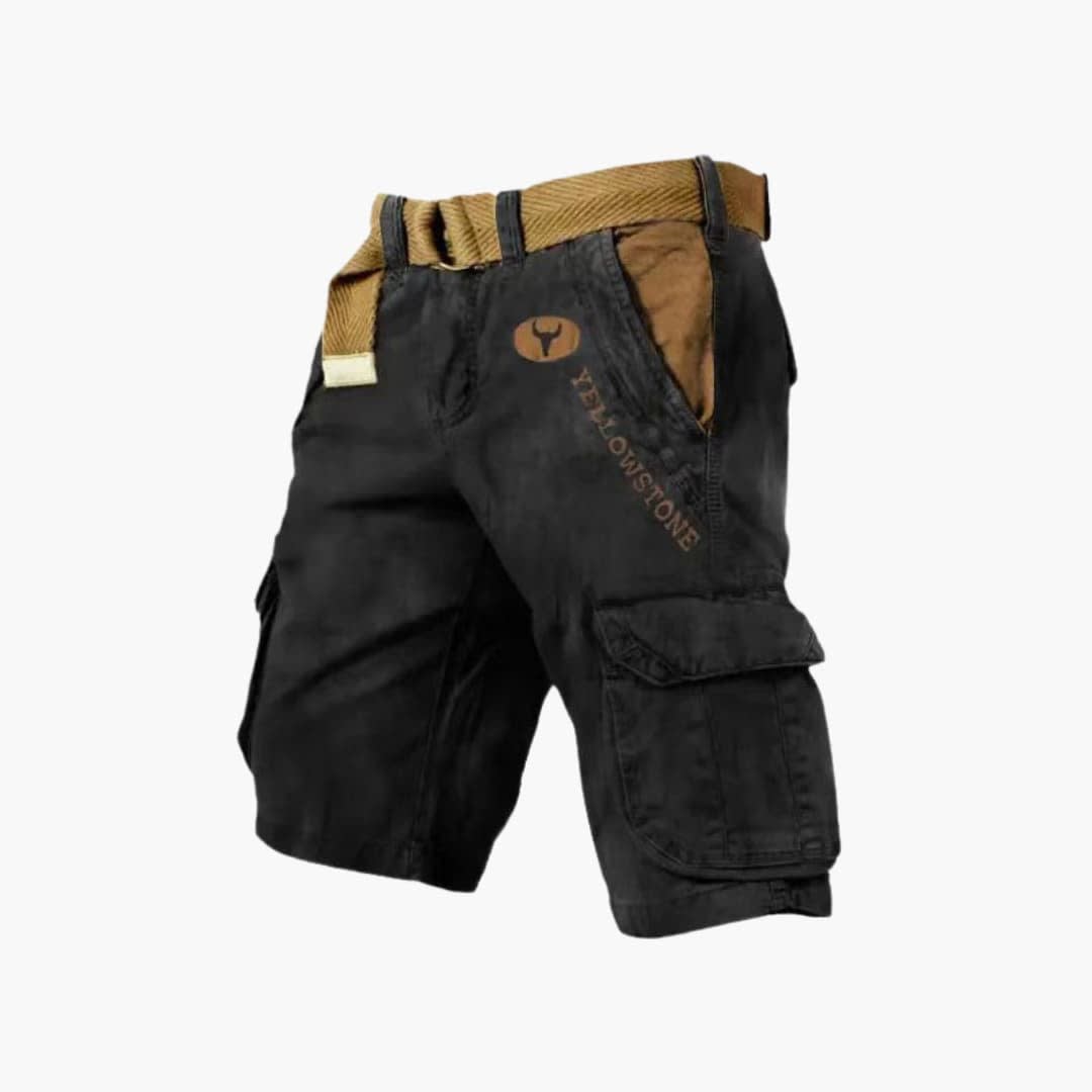 Felix Six Pocket Washed Cargo Shorts