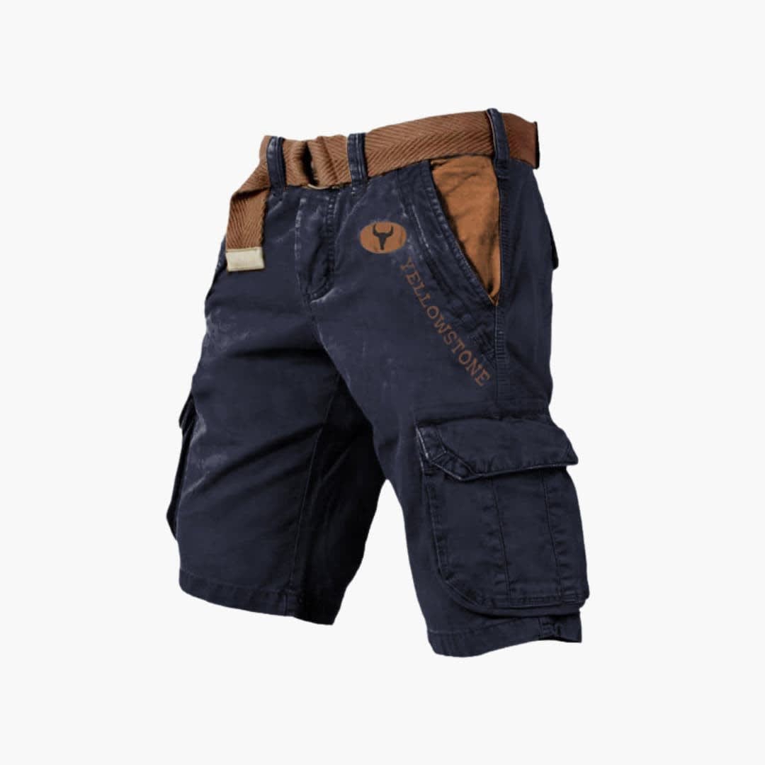 Felix Six Pocket Washed Cargo Shorts