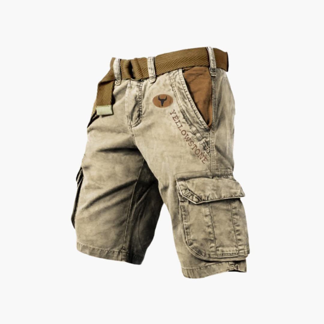 Felix Six Pocket Washed Cargo Shorts