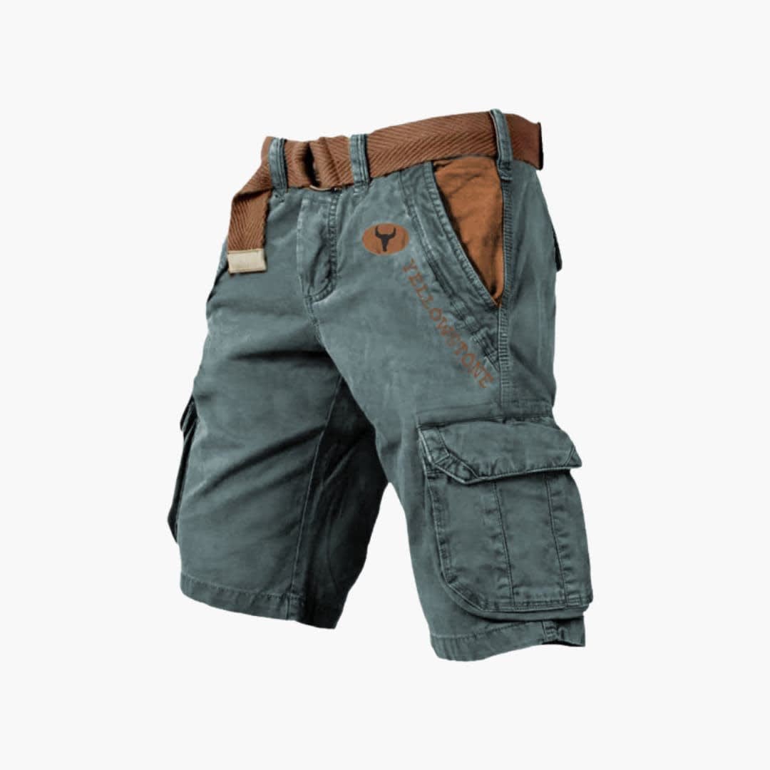 Felix Six Pocket Washed Cargo Shorts