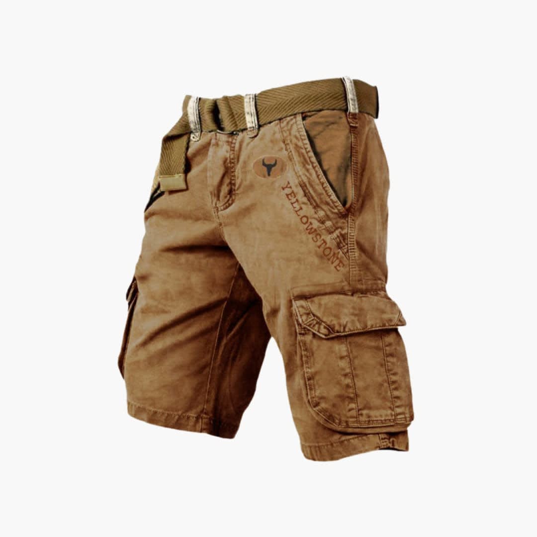 Felix Six Pocket Washed Cargo Shorts