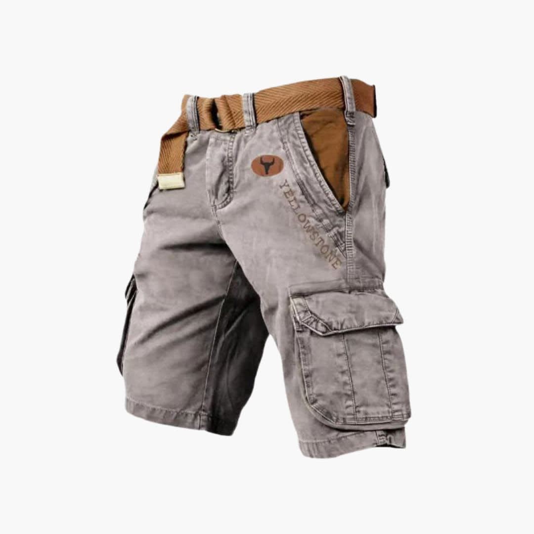 Felix Six Pocket Washed Cargo Shorts